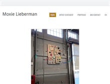 Tablet Screenshot of moxielieberman.com
